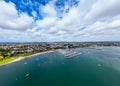 Geelong Waterfront and CBD in Australia Royalty Free Stock Photo