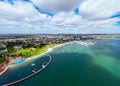 Geelong Waterfront and CBD in Australia Royalty Free Stock Photo