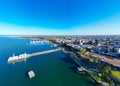 Geelong Waterfront and CBD in Australia Royalty Free Stock Photo