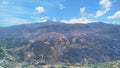 Geen mountain in combination of clouds and blue sky in Letefoho, Timor-Leste. Royalty Free Stock Photo