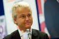 Geert Wilders campaigning Royalty Free Stock Photo