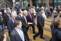 Geert Wilders campaigning in The Hague, Holland Royalty Free Stock Photo