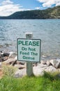 Geese Sign Royalty Free Stock Photo