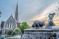 The Gefion Fountain in Copenhagen, Denmark