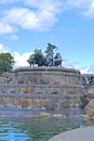 Gefion Fountain famous landmark in Copenhagen Denmark