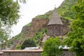 Geghard Monastery in Goght, Kotayk, Armenia. It is part of the World Heritage Site Royalty Free Stock Photo