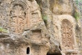 Geghard Monastery in Goght, Kotayk, Armenia. It is part of the World Heritage Site Royalty Free Stock Photo