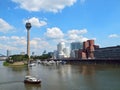 Gehry Bauten in Germany in Duesseldorf, here the white building