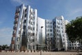 Futuristic Gehry houses in Medienhafen in DÃÂ¼sseldorf, germany