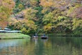 Geibikei Gorge River Cruises in Autumn foliage season