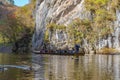 Geibikei Gorge River Cruises in Autumn foliage season