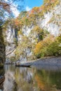 Geibikei Gorge River Cruises in Autumn foliage season