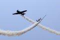 The Geico Skytypers Preforming Precision Aerial Maneuvers in Atlantic City