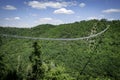 the geierlay the longest suspension bridge in germany Royalty Free Stock Photo