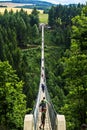 Geierlay Suspension Bridge, Moersdorf, Germany Royalty Free Stock Photo