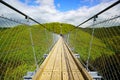 Geierlay suspended bridge, Germany Royalty Free Stock Photo