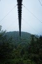 Geierlay suspension bridge in Germany Royalty Free Stock Photo