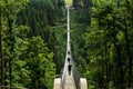Geierlay Suspension Bridge, Moersdorf, Germany Royalty Free Stock Photo