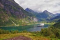 Geiranger fiord Royalty Free Stock Photo