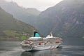 Geiranger Fiord ship