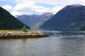Geiranger fjord Royalty Free Stock Photo
