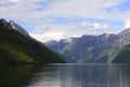 Geiranger fjord Royalty Free Stock Photo