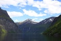 Geiranger fjord Royalty Free Stock Photo