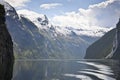 Geiranger fjord Royalty Free Stock Photo