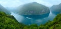 Geiranger Fjord (Norge) summer panorama