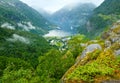 Geiranger Fjord (Norge) summer view