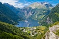 Geiranger Fjord, Norway Royalty Free Stock Photo