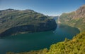 Geiranger fjord, Norway Royalty Free Stock Photo