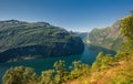 Geiranger fjord, Norway Royalty Free Stock Photo