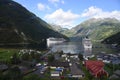 Cruise ships in Geiranger Norway