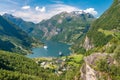 Geirangerfjord is the most famous natural landmark in Norway