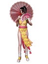 Geisha Royalty Free Stock Photo