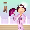 Geisha cartoon