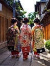Geisha @ Gion, Kyoto, Japan Royalty Free Stock Photo