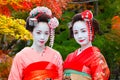 Geisha - Maiko in Gion District in Kyoto, Japan Royalty Free Stock Photo