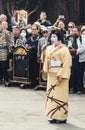 Geisha singing at Senso-ji temple, Tokyo