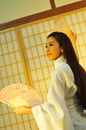 Geisha umbrella Royalty Free Stock Photo