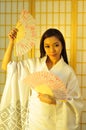 Geisha umbrella Royalty Free Stock Photo