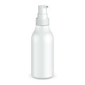 Gel, Foam Or Liquid Soap Dispenser Pump Plastic Bottle White.