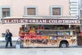 Gelati, ice cream, cold drinks mobile cart