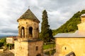 Gelati Monastery belfry bell tower, medieval monastic complex near Kutaisi, Georgia founded by King David IV Royalty Free Stock Photo
