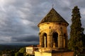 Gelati Monastery belfry bell tower, medieval monastic complex near Kutaisi, Georgia. Royalty Free Stock Photo