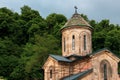 Gelati Monastery belfry bell tower, medieval monastic complex near Kutaisi, Georgia. Royalty Free Stock Photo