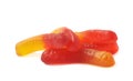 Gelatin based worm candy