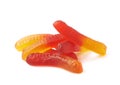 Gelatin based worm candy