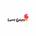 Gelato, Ice Cream Logo, Sign, Typography, Typeface, Icon, Symbol Vector Design